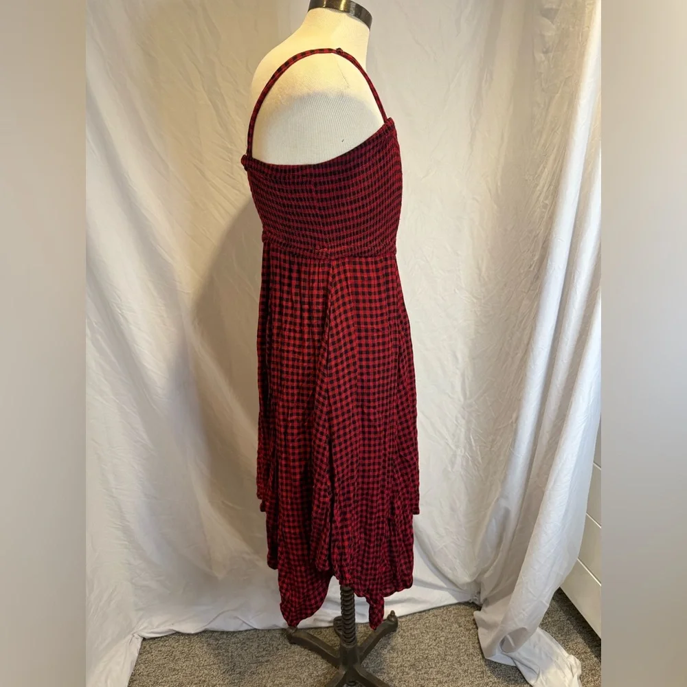 Torrid Red and Black Plaid Mini Dress - Picture 3 of 5